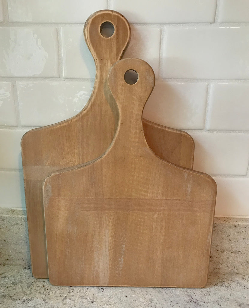 Antique Short Cutting Board (Small or Large)